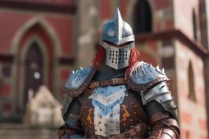 Chevalier aux cheveux roux