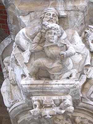 Herkenbald sur l'hotel de ville de Bruxelles
