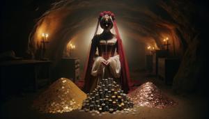 La dame rouge et son trésor