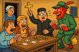 Le Diable, le prêtre et les joueurs