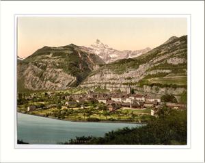 Le Rhône devant Saint-Maurice