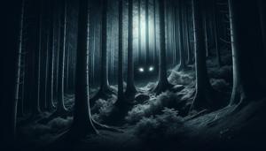 Monstre dans la forêt