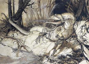 Siegfried tuant le Dragon